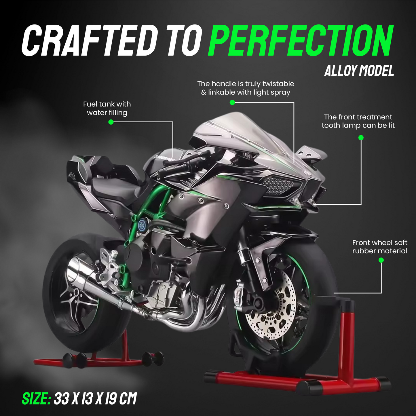 1: 6 Ninja H2R -Modell