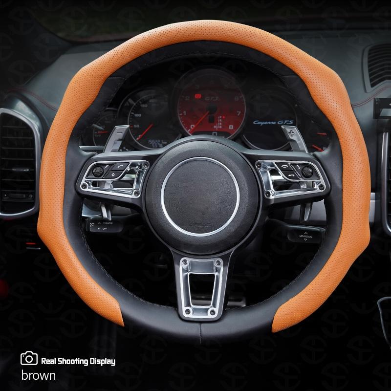 Premium Nappa Leather Wheel Cover