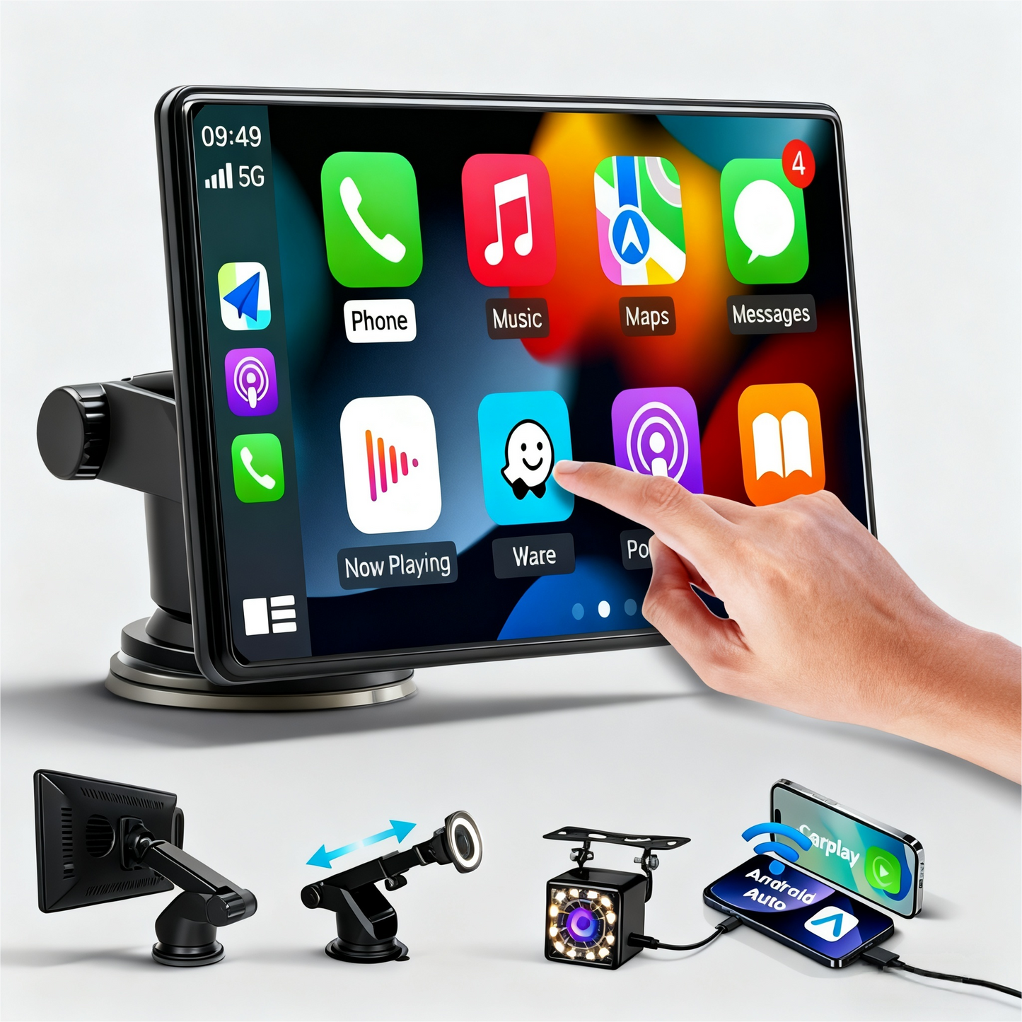TinyLume™ Pro 7 Inch 2025 CarPlay Tablet