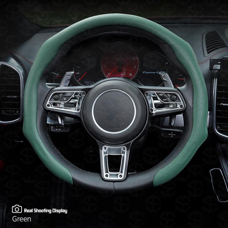 Premium Nappa Leather Wheel Cover
