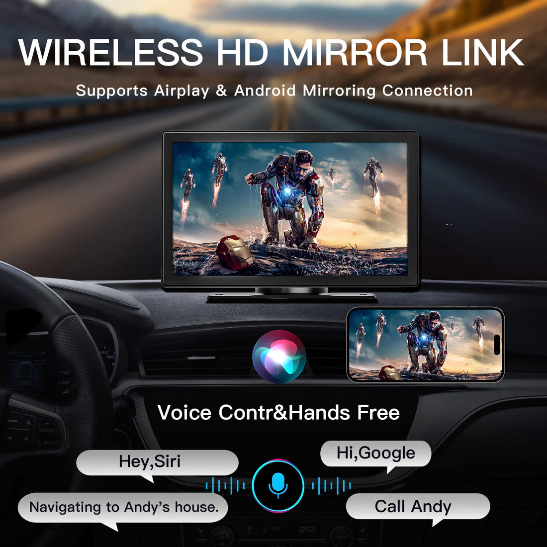Tinylume™ CarPlay Tablet (9 Inch)