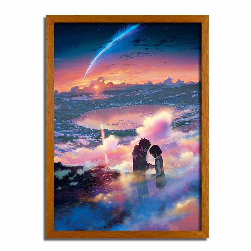 Your Name LED Light Up Painting - Glowing Frame